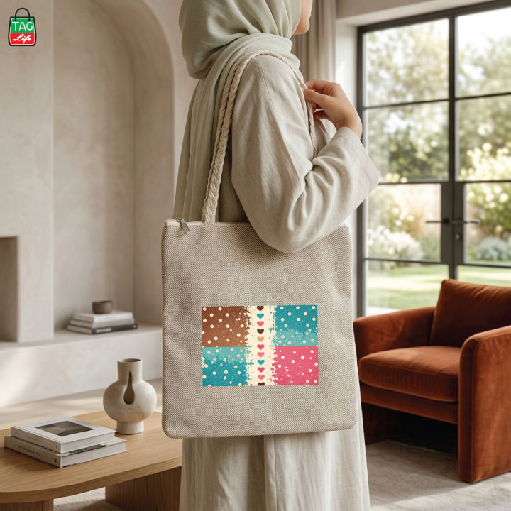Tag%20Lifestyle%20Eco%20Friendly%20Fashionable%20Jute%20Tote%20Bag%20Shopping%20Bag/College/University%20Bag,%20Tote%20Bag,%20Jute%20Bag%20with%20Zipper%20-%20Image%205