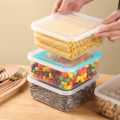 1/2Pcs Multi Functional Transparent Sealed Fresh-keeping Box Set Plastic Moisture-proof Food Storage Box. 