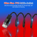 Cat6A Ethernet Cable 10Gbps Slim Lan Cable UTP Network Patch Cable For PS PC Internet Modem Router Cat 6a Cable Ethernet.