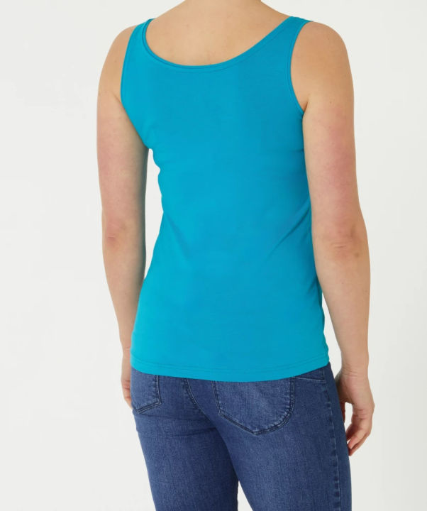 Women's%20Cotton%20Stretch%20Round%20Neck%20Solid%20Color%20Tank%20Top%20From%20Levin%20-%20Image%208
