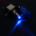 12V 20A Auto Car Boat Truck Illuminated LED Toggle Switch Control on/off with Safety Aircraft Flip up Cover Blue. 