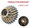 Shimeng 8-Speed 12-28T MTB Mountain Road Bike Freewheel Bicycle Flywheel Steel Thread Sprocket Positioning Flywheel. 