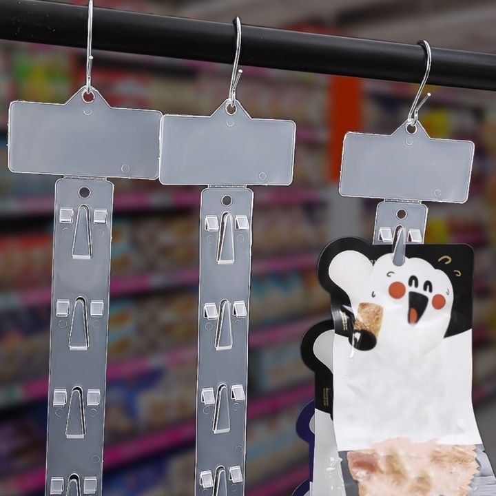 12%20Holes%20Snacks%20Storage%20Display%20Hanger%20Necklace%20Hairband%20Clip%20Hook%20With%20S-shaped%20Hook%20Multifunction%20Supermarket%20Hanging%20Strips%20Foldable%20Store%20Food%20Hook%20-%20Image%202