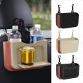 Car Seat Back Storage Box ABS Waterproof Rear Mounted Trash Can Car Seat Back Organizer Box Multi Function Storage Bags. 