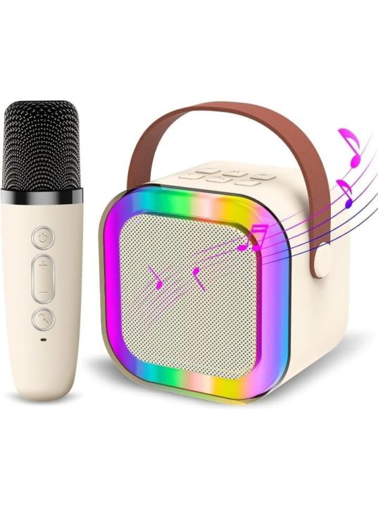K12 Speaker Bluetooth Audio with One Microphone Small Home KTV Karaoke Microphone