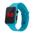 Unisex Rectangle Dial LED Light Digital Display Wrist Watch. 