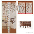 Anti-Mosquito Screen Door Curtain, Pattern Household Bedroom, Self-Adhesive Partition, Magnetic Soft Screen.