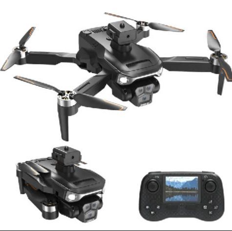 REMOTE DISPLAY] Drone 4K HD Three Camera Professional Brushless