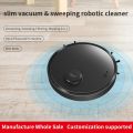 Automatic Vacuum Cleaner Robot 3-In-1 Smart Wireless Sweeping Dry Wet Cleaning Machine Charging Intelligent Vacuum Cleaner Home-White.