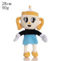 Tea Cup Head Adventure CupHEAD Surrounding the Game Mug Head Mugman Plush toy doll. 