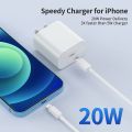 for Apple iphone Charger 20 watts adapter and Usb c to Lighting cable for 13/12/11. 