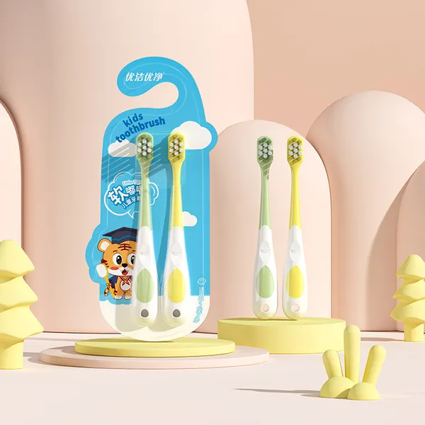 Children's%20soft%20bristle%20toothbrush%20cartoon%20cute%20shape%203-9%20years%20old%20baby%202pcs%20card%20set%20-%20Image%202