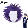 Ebingoo My Hero Academia Cosplay Wig Shinsou Hitoshi Ash Shoto Todoroki Denki Kaminari Cosplay Wig Heat Resistant Synthetic Wigs. 