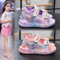 Girls Sandals 2024 New Summer Aisha Princess Kids Shoes Kids Fashion Princess Sports for Kids. 