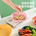 Multicolor 6-Piece Square Plate Set.