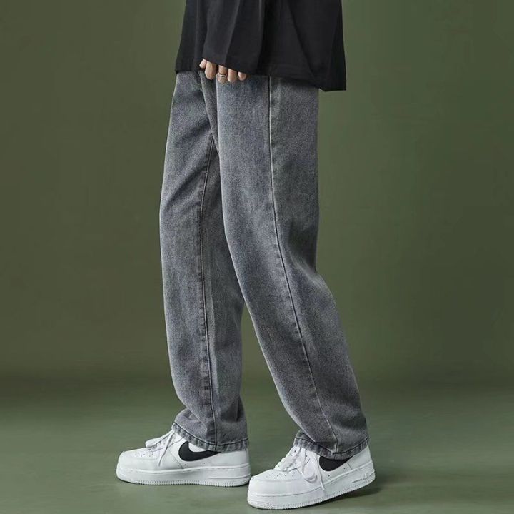 Fashion%202022%20Denim%20Jeans%20Men's%20Straight%20Loose%20Korean%20Versatile%20Spring%20Autumn%20Retro%20Wide%20Leg%20Casual%20Pants%20Baggy%20Jeans%20for%20Men%20-%20Image%205