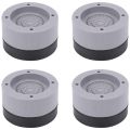 LKPCIGCXM 4 Pcs/Set Anti-Vibration Pads Rubber Noise Reduction Vibration Anti-Walk Foot Mount for Washer and Dryer Adjustable Height Washing Machine Mat (Blue). 