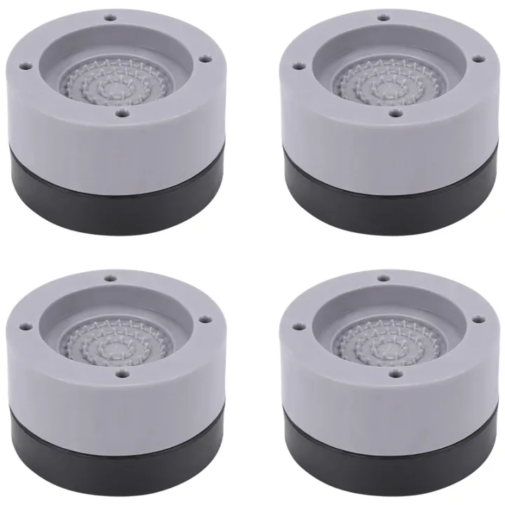 LKPCIGCXM%204%20Pcs/Set%20Anti-Vibration%20Pads%20Rubber%20Noise%20Reduction%20Vibration%20Anti-Walk%20Foot%20Mount%20for%20Washer%20and%20Dryer%20Adjustable%20Height%20Washing%20Machine%20Mat%20(Blue)%20-%20Image%204