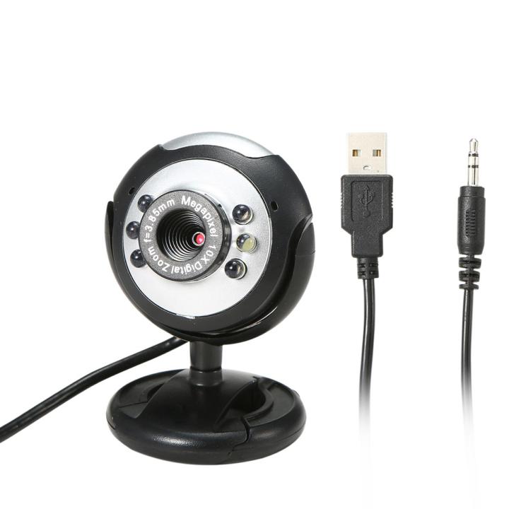 640P Webcam Live Streaming Webcam with Microphone 360 Degree