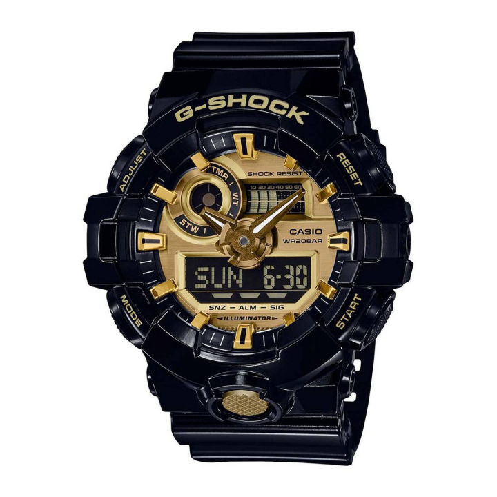 Casio G-Shock GA-710GB-1ADR Analog-Digital Wrist Watch For Men
