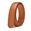 HIDUP Good Quality Real Genuine Leather Automatic Model Belt for Men Blue Colour Strap Only Without Buckle 3.5cm Width LUWJ17.