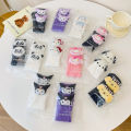Anime Sanrio Kuromi My Melody Cinnamoroll Socks Cartoon Kawaii Style Mid-Tube Trendy Student Socks Children's Cartoon Socks-Cola Kids.