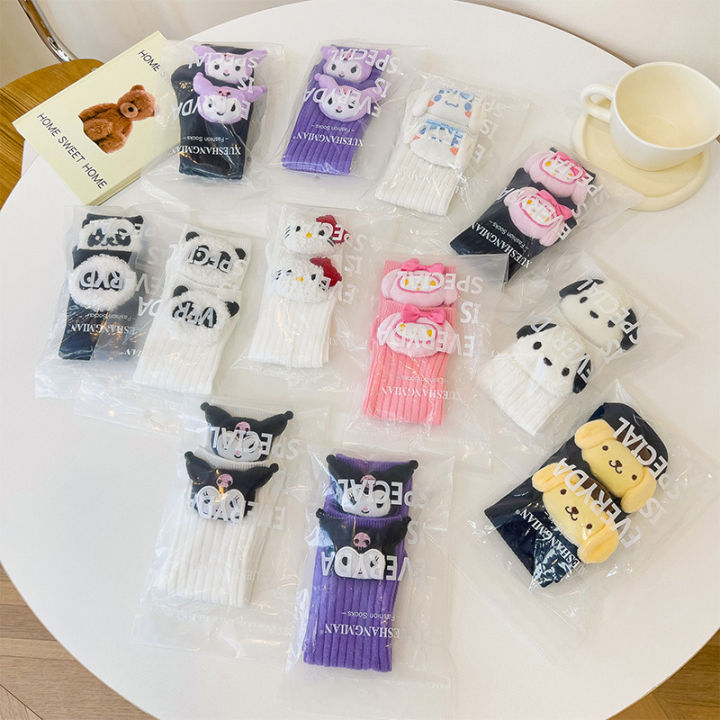 Anime%20Sanrio%20Kuromi%20My%20Melody%20Cinnamoroll%20Socks%20Cartoon%20Kawaii%20Style%20Mid-Tube%20Trendy%20Student%20Socks%20Children's%20Cartoon%20Socks-Cola%20Kids%20-%20Image%203