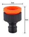1-Piece 1/2-inch and 3/4-inch Garden Tap and 16mm Hose Pipe Connectors for Water Tap to Hose Pipe Connector Joiner Fitting Quick Coupler Adapter Tap to Water Hose Pipe Connector..