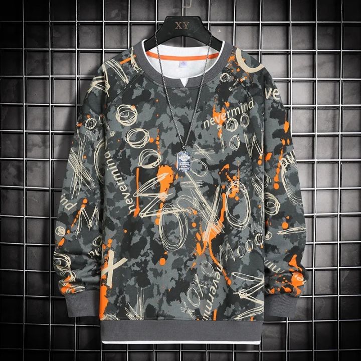 New Style Sublimation Print Full Sleeve T-Shirt for Men Stay on