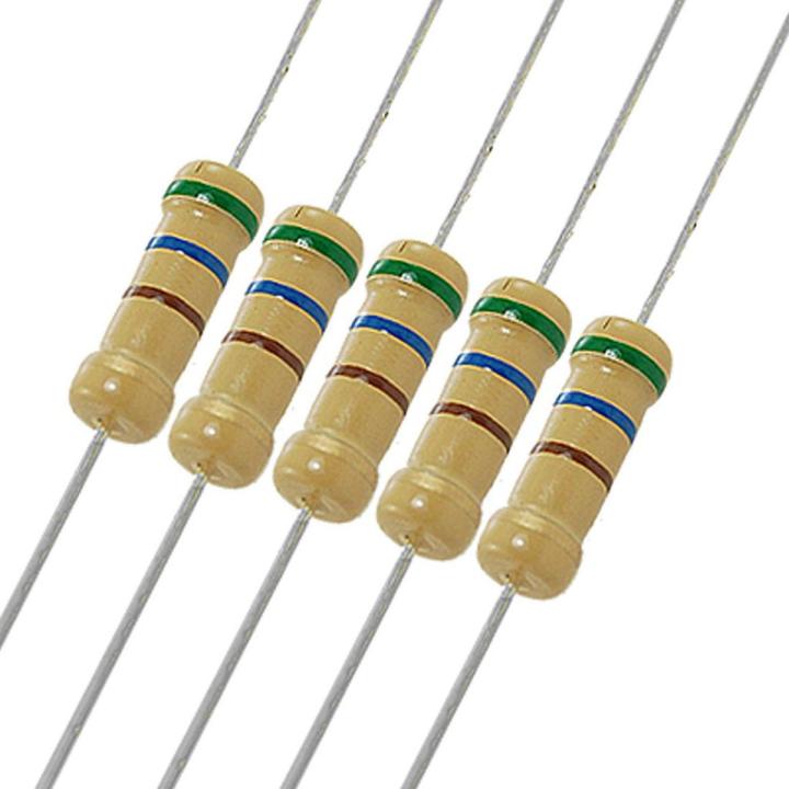 50Pcs- 560 Ohm Resistor 5% 560 Ohm Carbon Film 560 Ohm Resistors 1/4W Resistance 0.25 Watt 5% Tolerance Fixed Resistors 2 Pin Leads