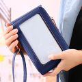 Women Bag Touch Screen Cell Phone Purse Smartphone Wallet Leather Shoulder Strap Handbag. 