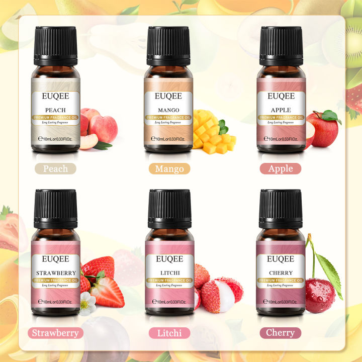 EUQEE%206pcs/set%20Fragrance%20Oil%20Gift%20Kit%20For%20Diffuser%20Coffee%20Bakery%20Harvest%20Spice%20Pumpkin%20Pie%20Forest%20Pine%20Sweet%20Fruit%20Aroma%20Oils%20-%20Image%203