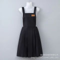 Fashionable plated dress style waterproof kitchen apron for kitchen gardening painting etc or shop.