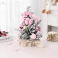 Mini Christmas Tree Decor Bowtie Small Table Centerpiece Desktop Xmas Tree Xmas Gifts for Desktop. 