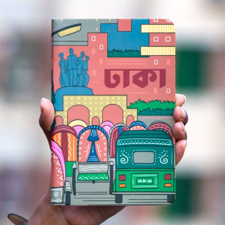 Dhaka Travel Size Graph Grid Notebook (SN202008122)