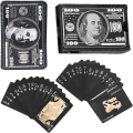 Luxury Gold Foil Waterproof Playing Cards PET/PVC Plastic Poker Deck Stylish - Gift Items.