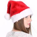 Plush Adult Christmas Hat Plush Toys Hat Red Velvet Santa Claus Hat Comfortable Inside Christmas Hat. 