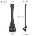 Carbon Fiber Cello Tailpiece Luthier Supply with Adjustable Tailgut Durable for 3/4 4/4 Cello.