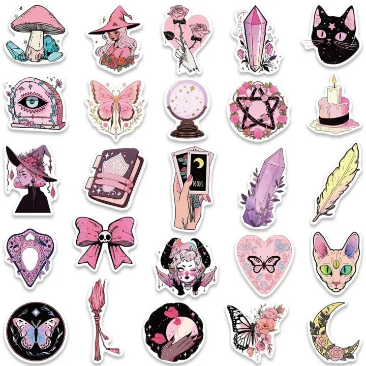 10/30/50pcs%20Cute%20Gothic%20Witch%20Magic%20Cartoon%20Stickers%20Decals%20Laptop%20Suitcase%20Phone%20Motorcycle%20Funny%20Decoration%20Sticker%20Kids%20Toys%20-%20Image%206
