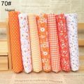 BIG 7Pcs/Set Quilting Fabric Floral Cotton Cloth DIY Craft Sewing Handmade Accessory.
