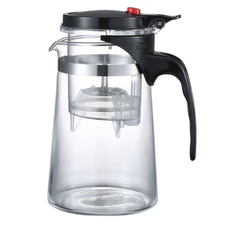 Durable Tea Filtration Separation Teapot Kettle Convenient Transparent ...
