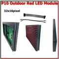 Single Color P10 Red LED module SMD 32*16 Pixel 320*160mm for Single color LED display Scrolling message led sign 16 x 32.