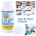 Powerful Drain And Sink Cleaner Powder - Cleaner Agents Sink & Toilet Foaming Sterilizes Pipes Cleaner-110g. 