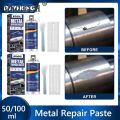 【Exclusive Online Deals】 100g Metal Filler A+B Set Adhesive Metal Bonding Repair For Cast Iron Radiator Cold Weld High Heat Resistant Repair Paste. 