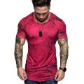 New Monochrome 3D T-Shirt Men's Casual Top Men's 3D T-Shirt Summer O-Neck Shirt Large Size Streetwear. 