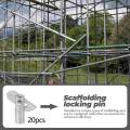 20 Pieces Fixing Shelf Scaffolding Parts Steel Small Scaffolding 12mmx45mm.