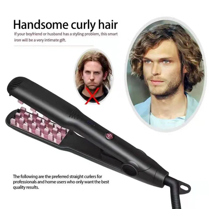Mini%203D%20Grid%20Hair%20Crimper%20Curling%20Iron%20Volumizing%20Hair%20Iron%20Ceramic%20Corn%20Perm%20Splint%20Flat%20Iron%20Hair%20Styling%20Tools%20Gift%20for%20Women%20-%20Image%202