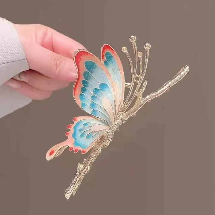 Elegant%20Pearl%20Crystal%20Hairpins%20Butterfly%20Hair%20Clip%20Catch%20for%20Women%20Girl%20-%20Image%202