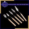 Keep Smiling Palette Spatula Pack of 5 Pcs.