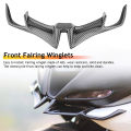 【Hot New Release】 Motorcycle New Front Fairing Winglet Wing Cover Trim For YAMAHA R15 V3 2017 2018 2019 2020 2021 Fin Beak Moto Accessories. 